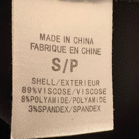 Theory Crepe Tunic Top with Hidden Zipper Sleeves | S - Picture 12 of 13